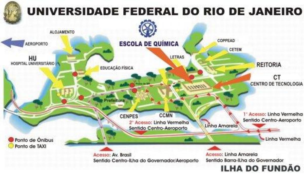 Kart federal universitetinin Rio-de-Janeyro
