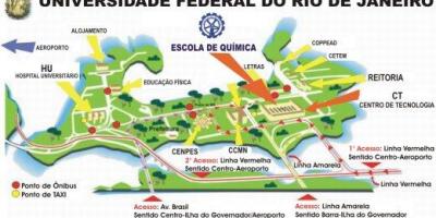 Kart federal universitetinin Rio-de-Janeyro