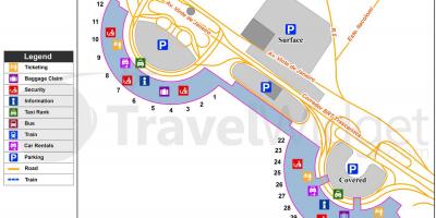 Kart hava limanında terminal Галеан