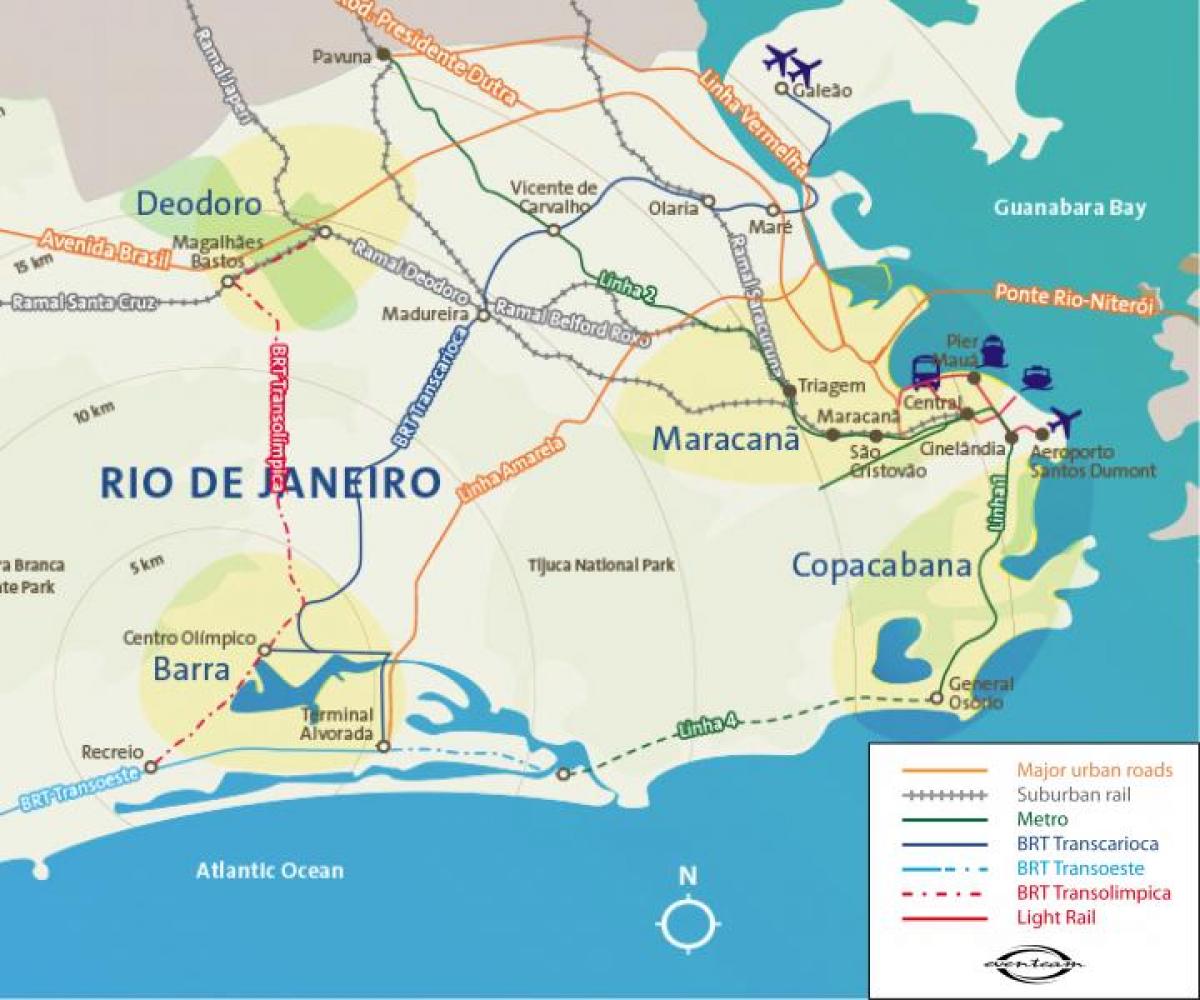 Kart Rio-de-Janeyro hava limanı
