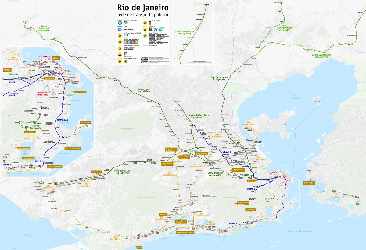 Kart Rio-de-Janeyro nəqliyyat