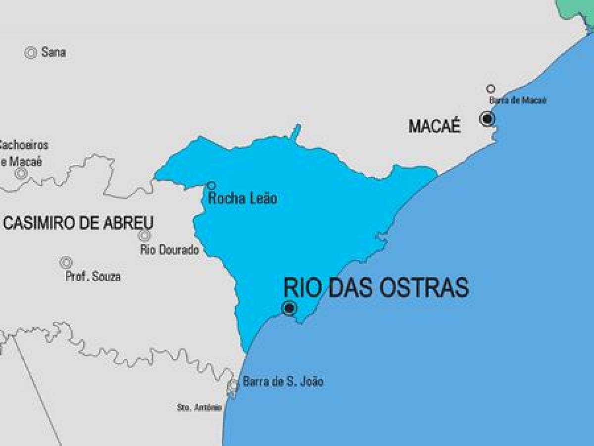 Bələdiyyə xəritə Rio-de-Janeyro