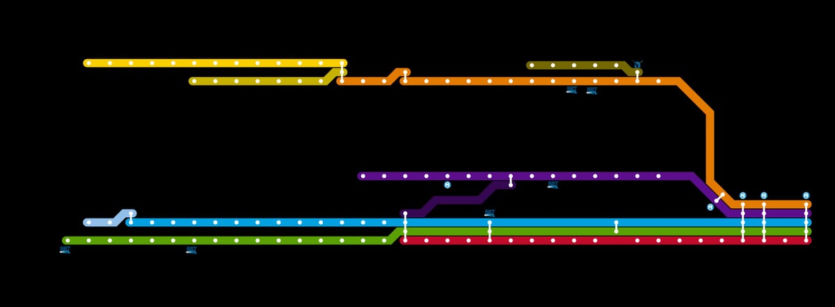 Kart SuperVia Rio - line