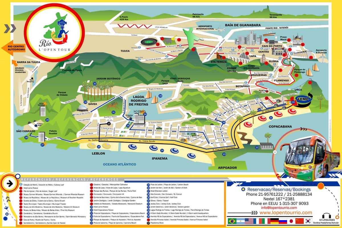 Kart Tur avtobus Rio-de-Janeyro