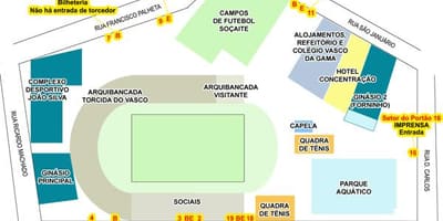 Kart San stadionu Januário