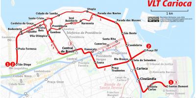 Kart ВЛТ Rio-de-Janeyro
