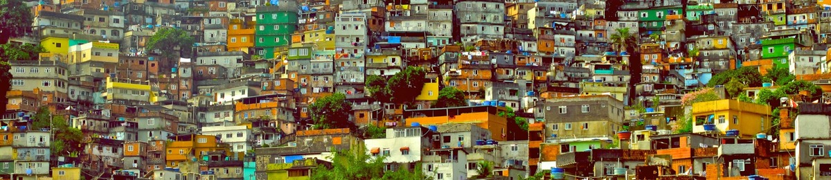 Rio-de-Janeyro kart Фавел